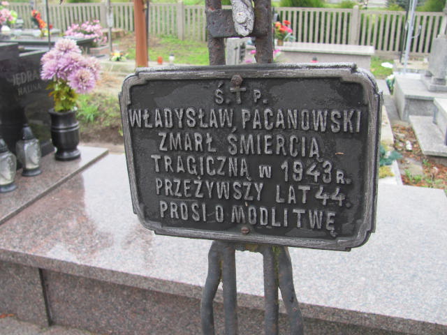 Władysław Pacanowski 1897 Kazimierza Wielka - Grobonet - Wyszukiwarka osób pochowanych