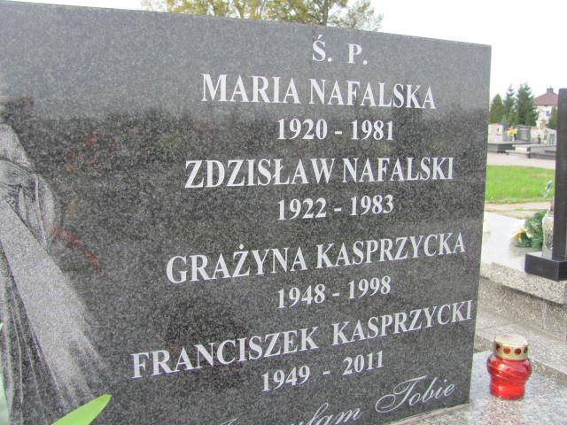 Maria Nafalska 1920 Kazimierza Wielka - Grobonet - Wyszukiwarka osób pochowanych