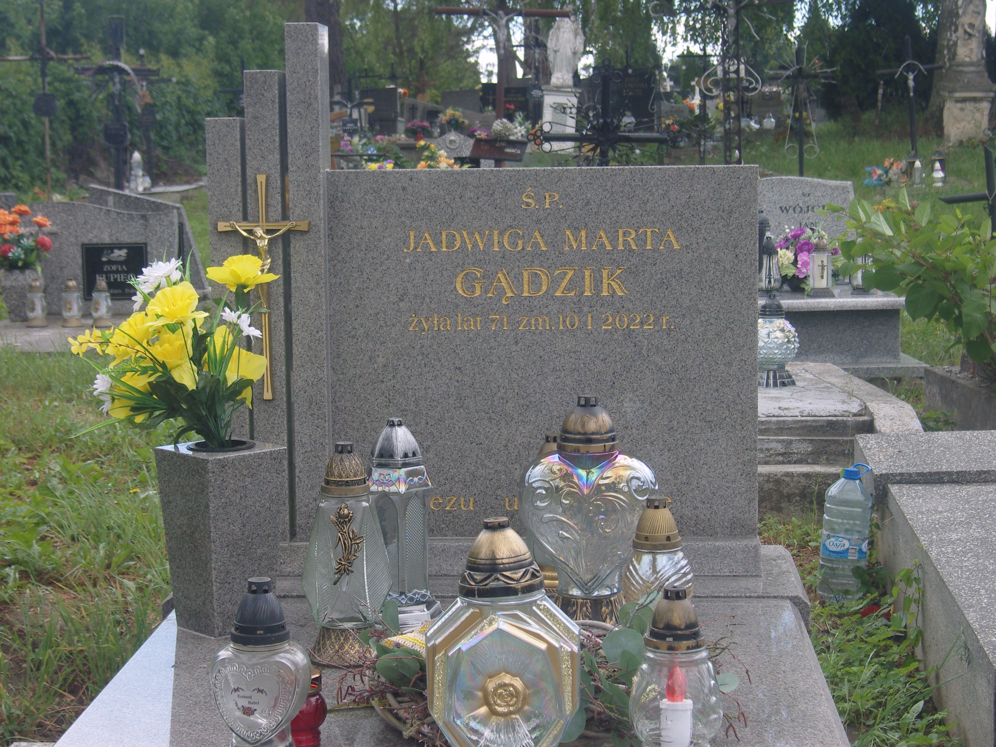 Jadwiga  Marta Gądzik 1950 Kazimierza Wielka - Grobonet - Wyszukiwarka osób pochowanych