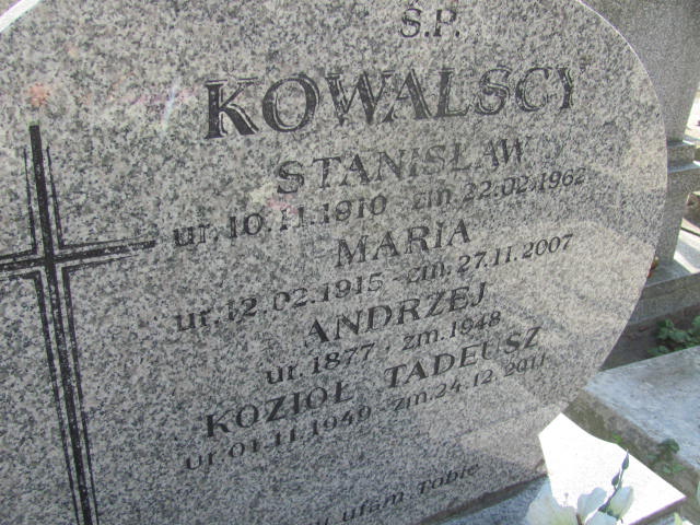 Tadeusz Kozioł 1949 Kazimierza Wielka - Grobonet - Wyszukiwarka osób pochowanych