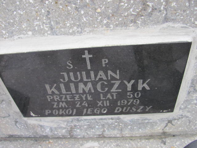 Julian Klimczyk Kazimierza Wielka - Grobonet - Wyszukiwarka osób pochowanych