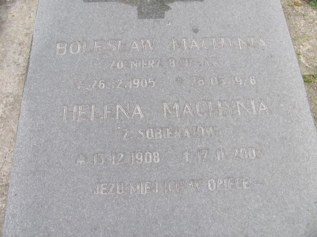 Bolesław Machynia 1905 Kazimierza Wielka - Grobonet - Wyszukiwarka osób pochowanych