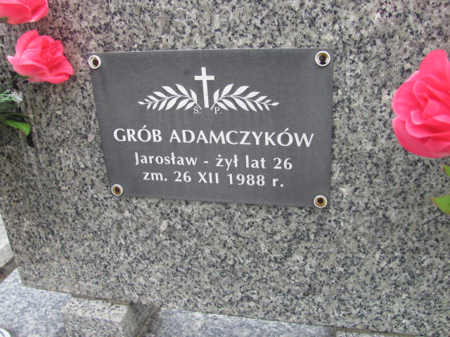 Jarosław Adamczyk Kazimierza Wielka - Grobonet - Wyszukiwarka osób pochowanych