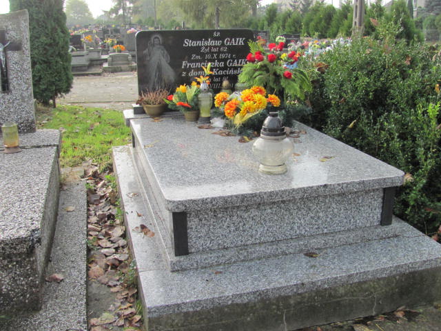 Grób Franciszka Gaik