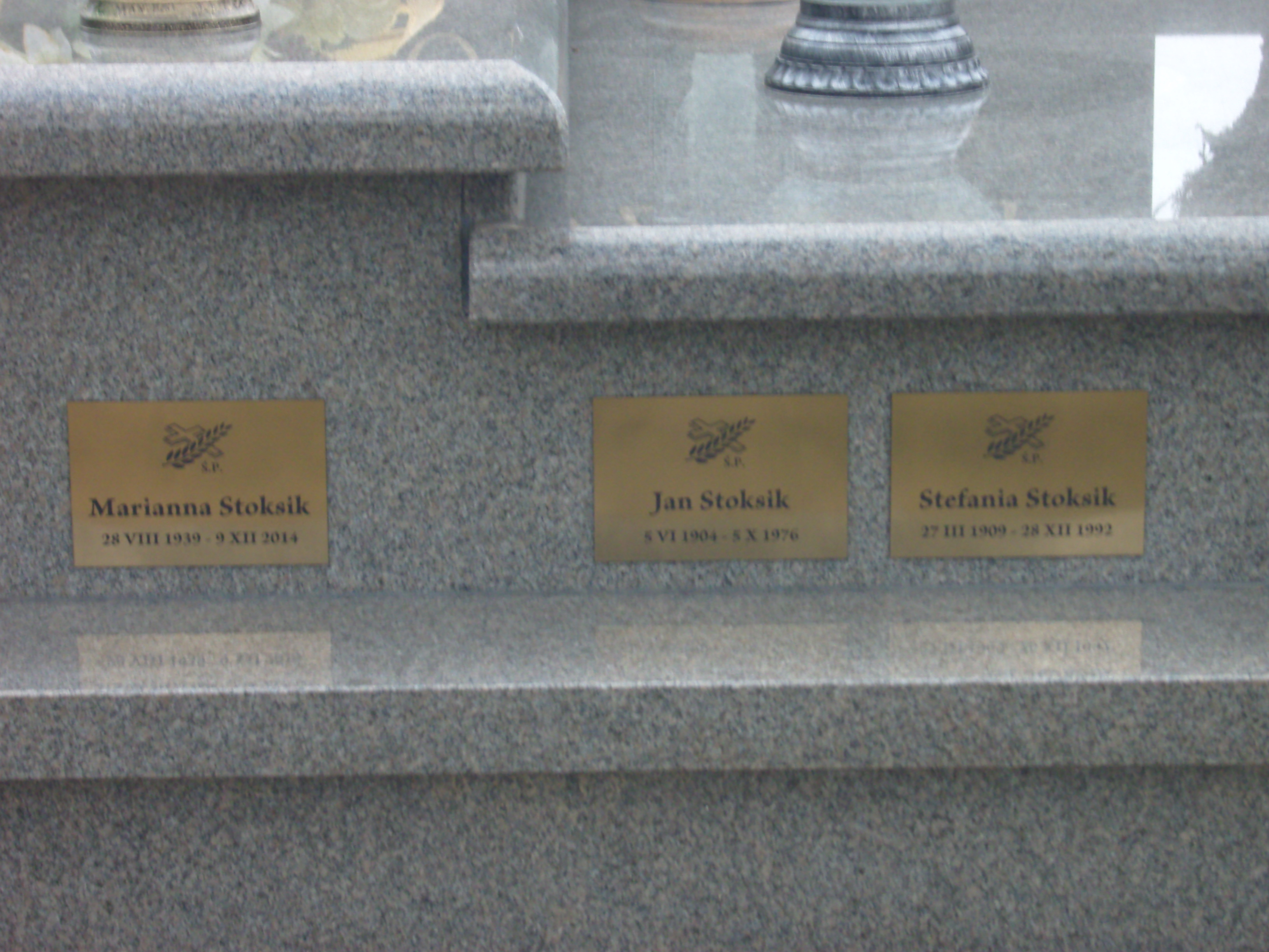 Grób Stanisław Stoksik